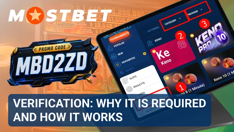 Identity documents are uploaded through a secure verification page in the MostBet account.