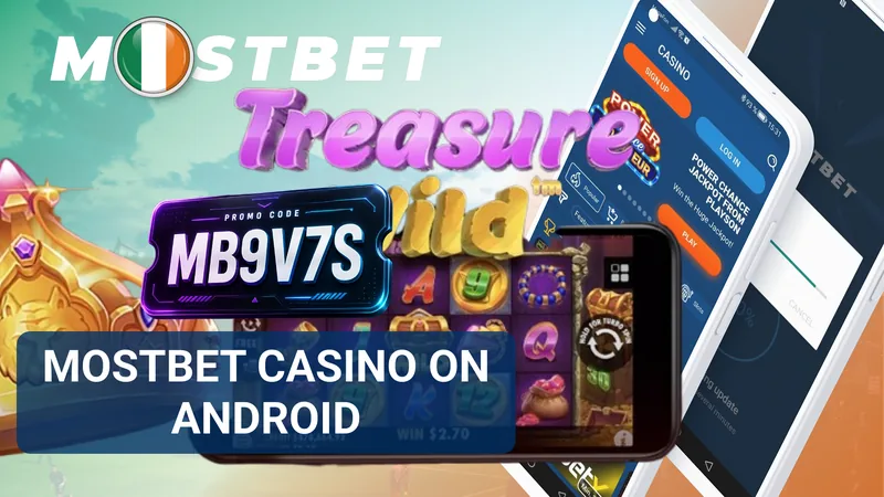 Mostbet casino interface and games on Android devices