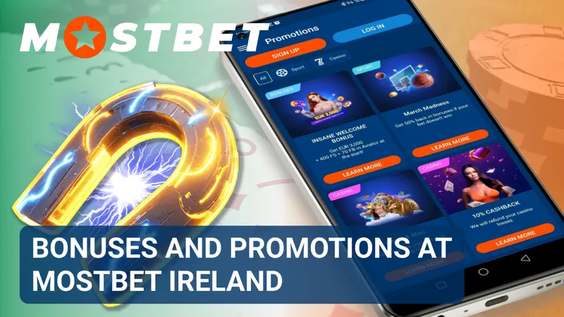 Mostbet Ireland bonuses and promotional offers page