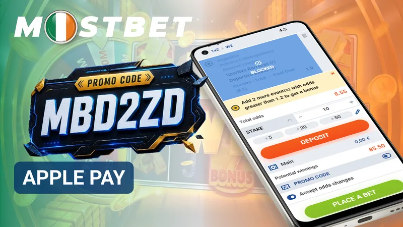 Making a MostBet deposit with Apple Pay