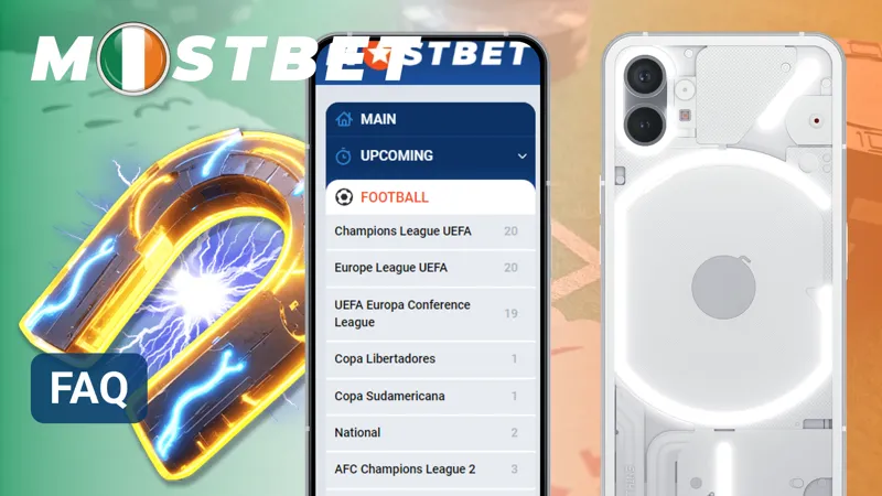 Frequently asked questions page covering esports betting features on MostBet.