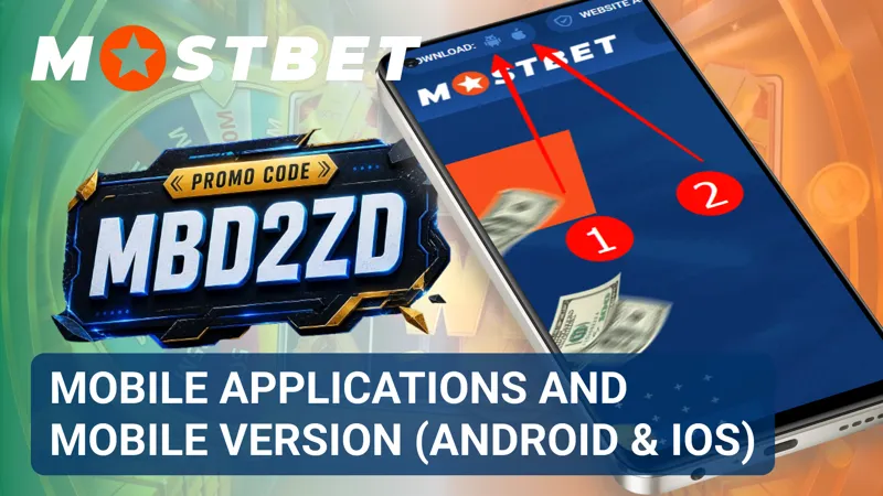 Mostbet mobile app for Android and iOS devices