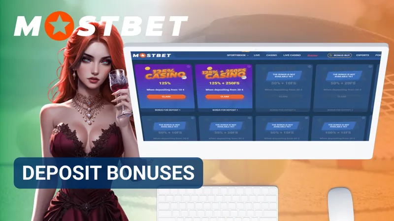 Deposit bonus offer available on Mostbet Ireland