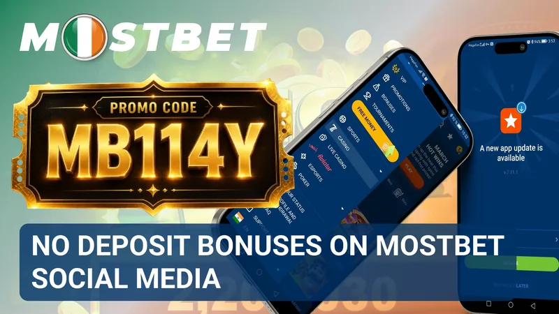 Mostbet no deposit offers shared on social media